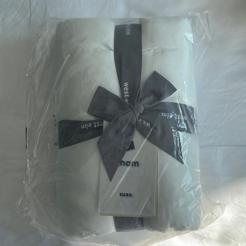 West elm euro sham